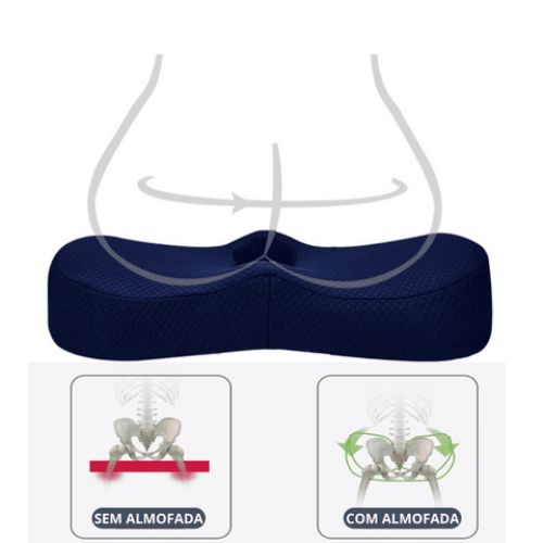 Almofada Ortopédica para Lombar AlivioMax - Compre 1 e Leve 2