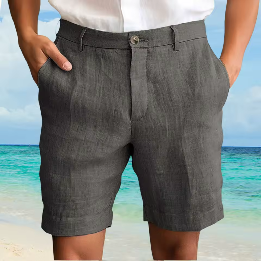 Bermuda de Linho Masculina Lorennzi Viterbo 4