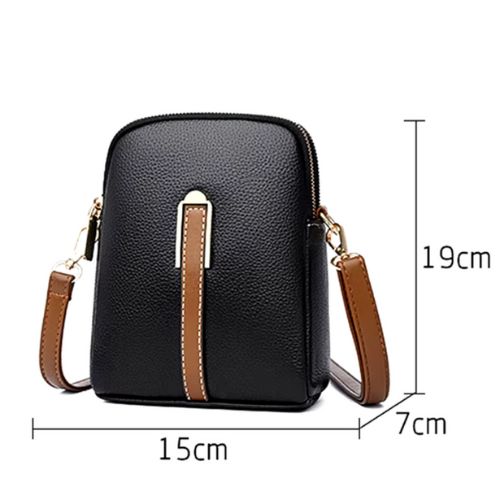 Bolsa de Couro Transversal Feminina Fendy