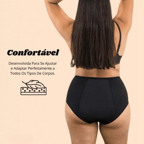 Calcinha Absorvente Para Menstruação e Incontinência Urinária