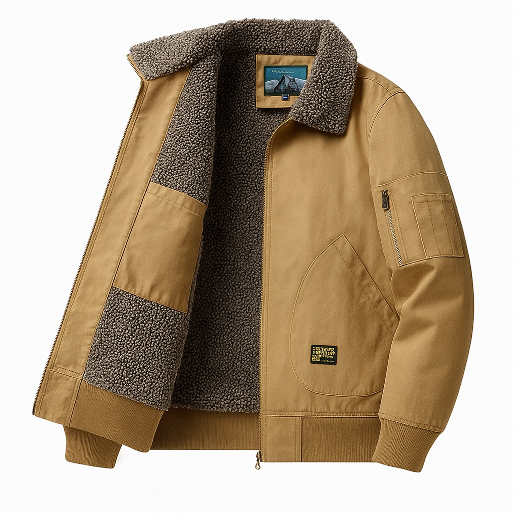 Jaqueta Masculina de Lã Lorennzi Aviator