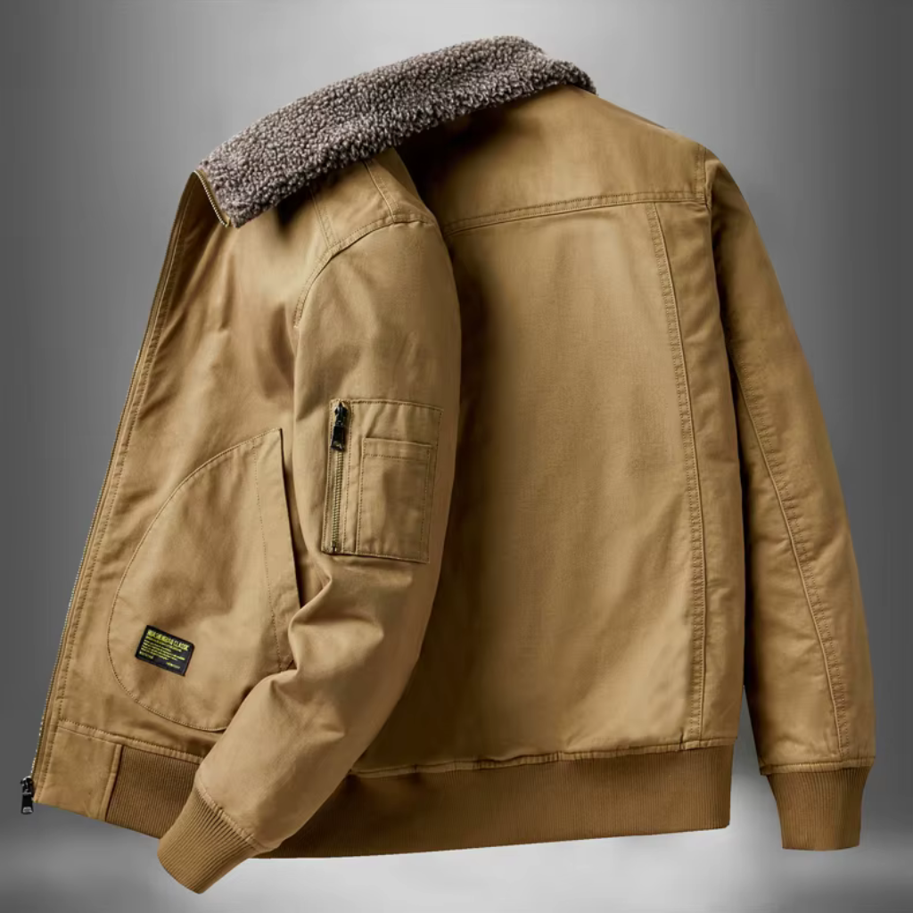 Jaqueta Masculina de Lã Lorennzi Aviator 4