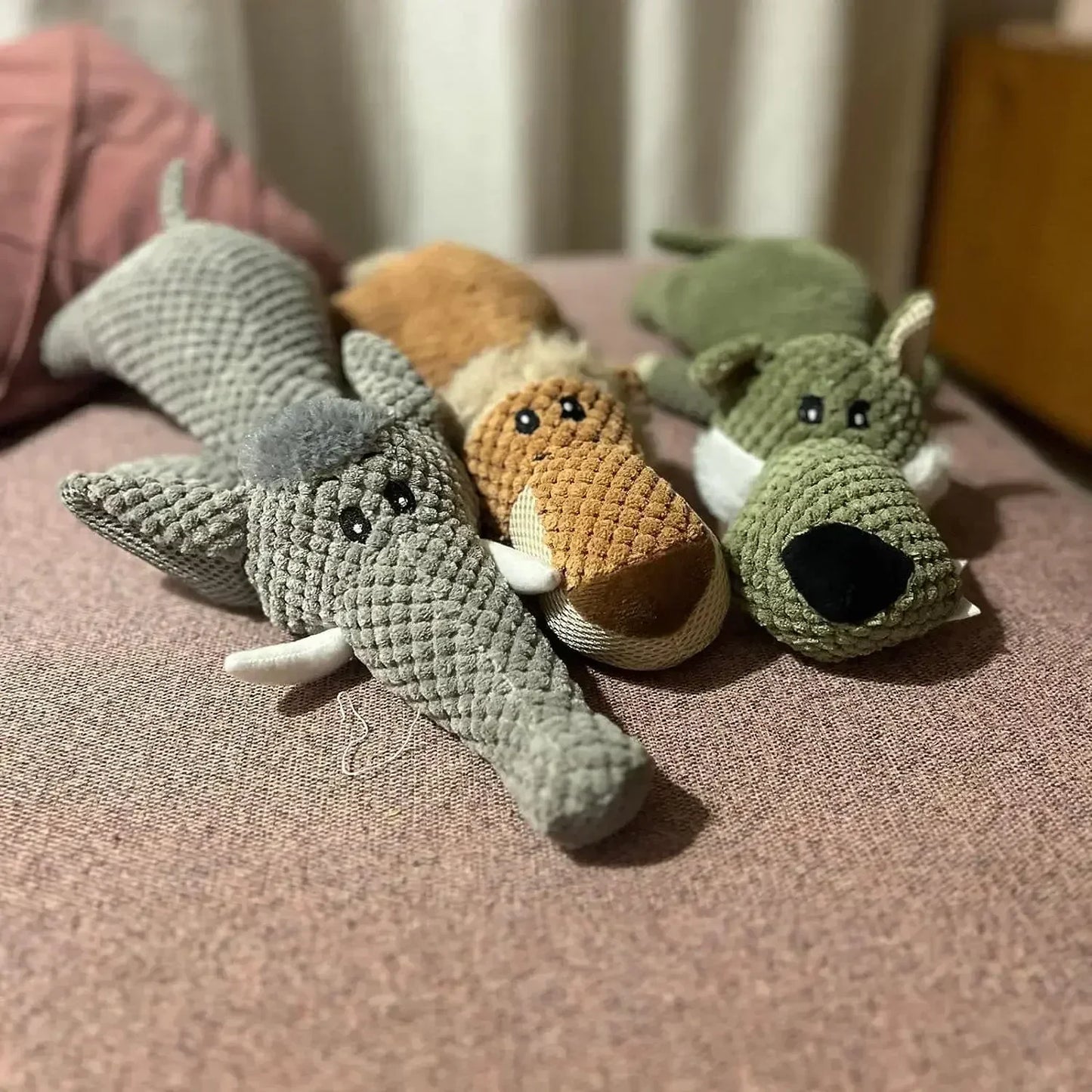 Brinquedos para animais de estimação, de pelúcia durável a diversão do seu animal está garantida!