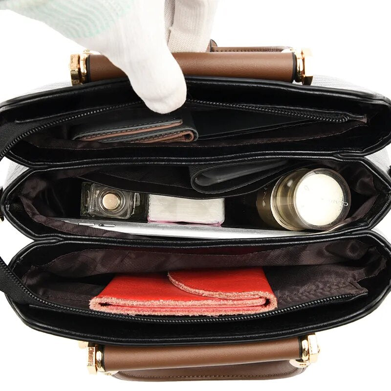 Bolsa Feminina de Couro Elegance