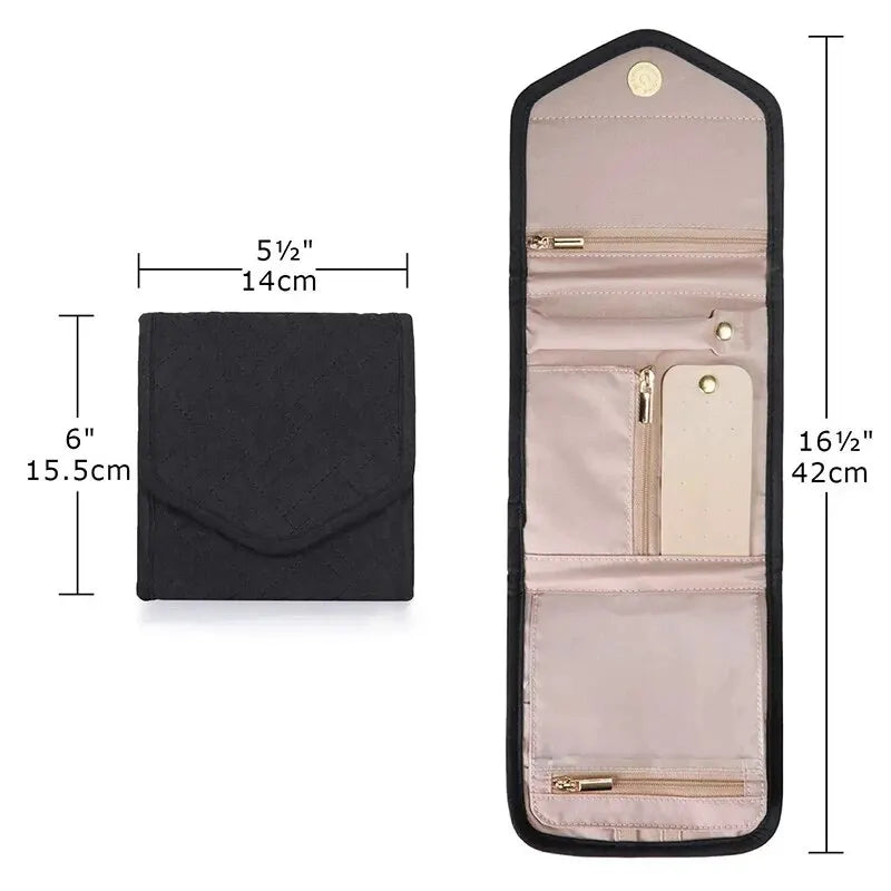Porta Joias Organizador Para Viagem Portátil