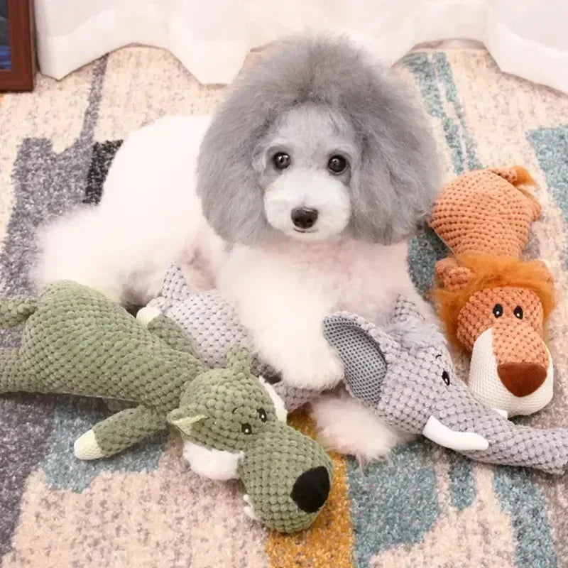Brinquedos para animais de estimação, de pelúcia durável a diversão do seu animal está garantida!