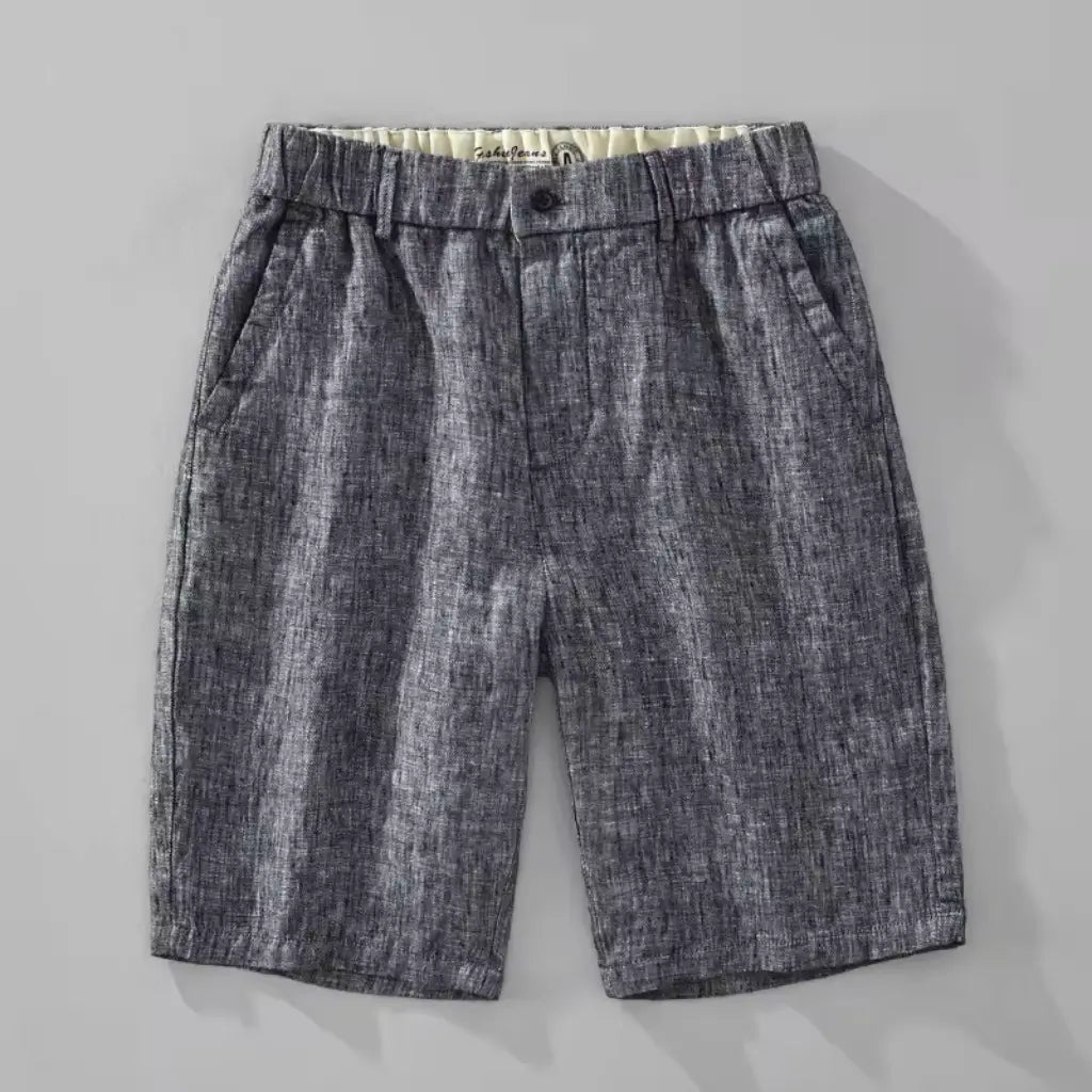 Bermuda de Linho Masculina Lorennzi Grano 3