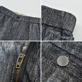 Bermuda de Linho Masculina Lorennzi Grano 6