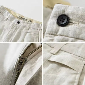 Bermuda de Linho Masculina Lorennzi Linen 7