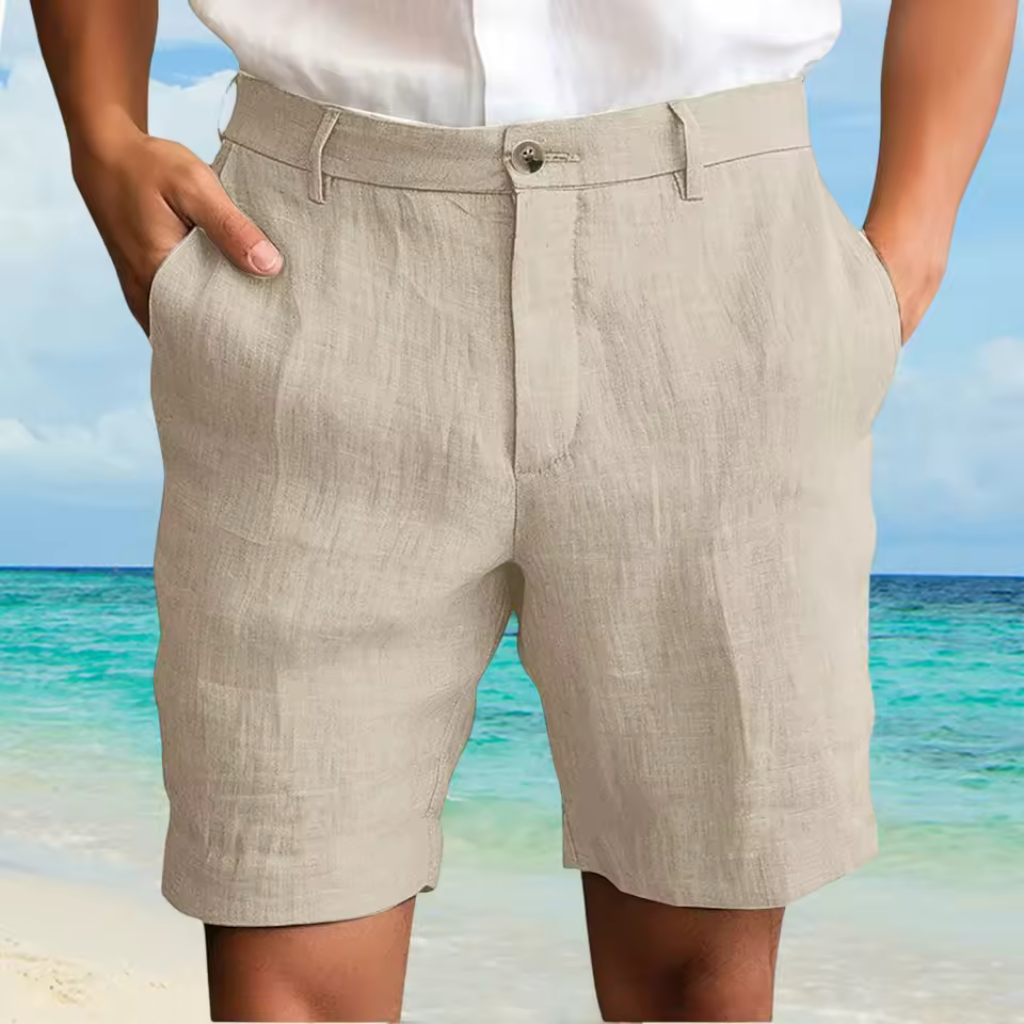 Bermuda de Linho Masculina Lorennzi Viterbo 2