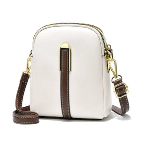 Bolsa de Couro Transversal Feminina Fendy