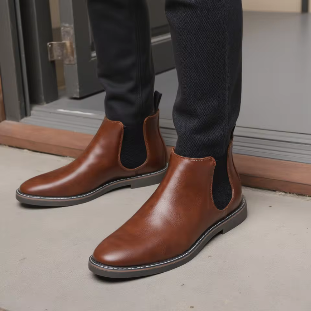 Bota Chelsea Masculina Lorennzi Nero 2