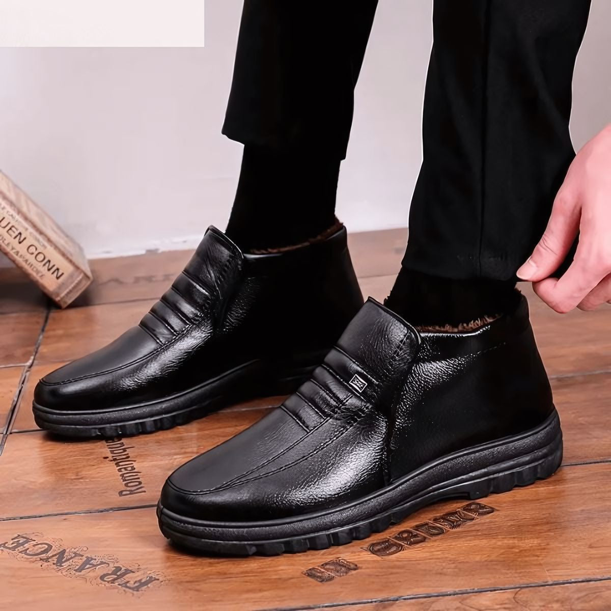 Bota Masculina de Inverno Lorennzi Forrada em Lã 2