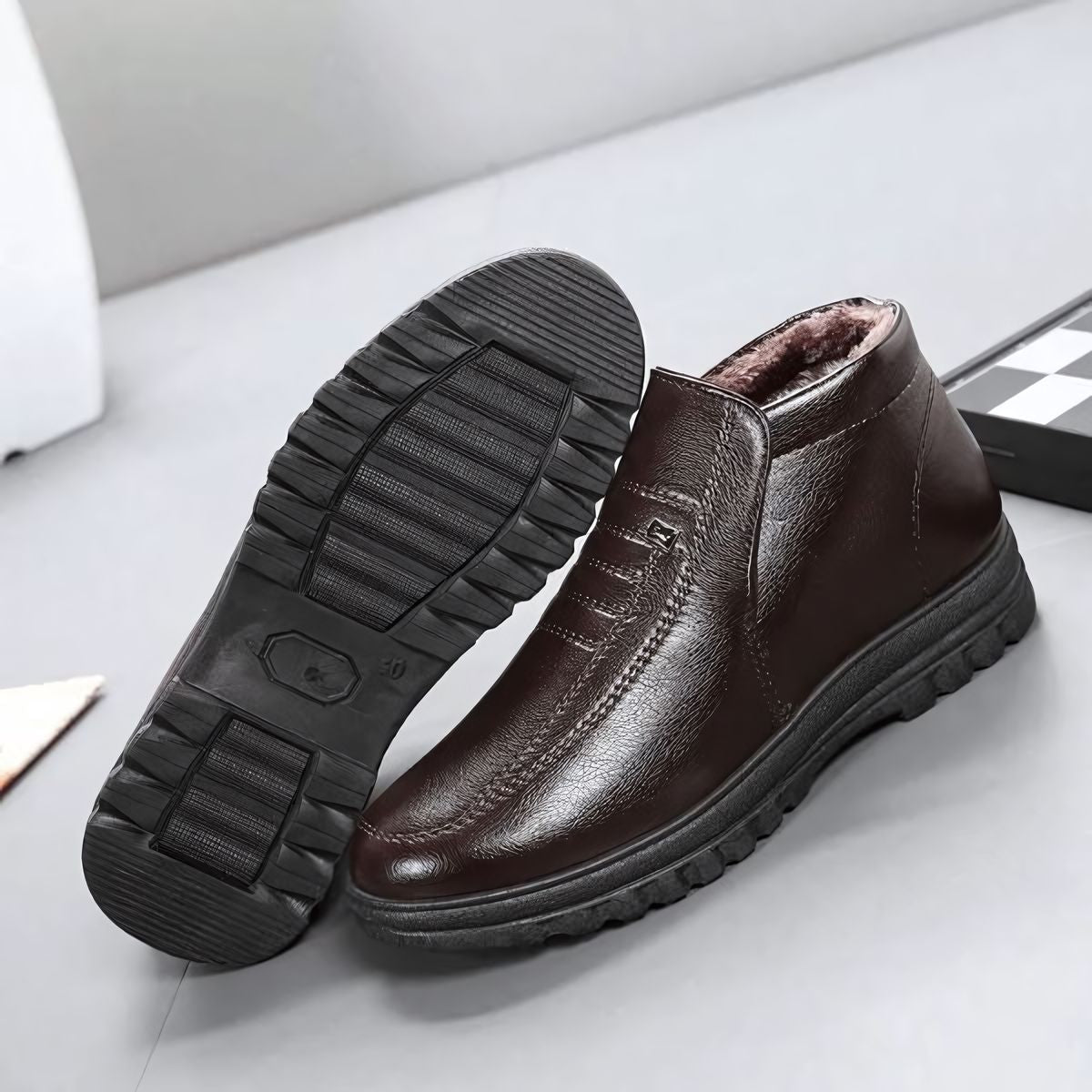 Bota Masculina de Inverno Lorennzi Forrada em Lã 5