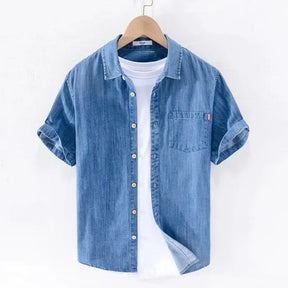 Camisa Jeans Masculina Lorennzi Denim 4