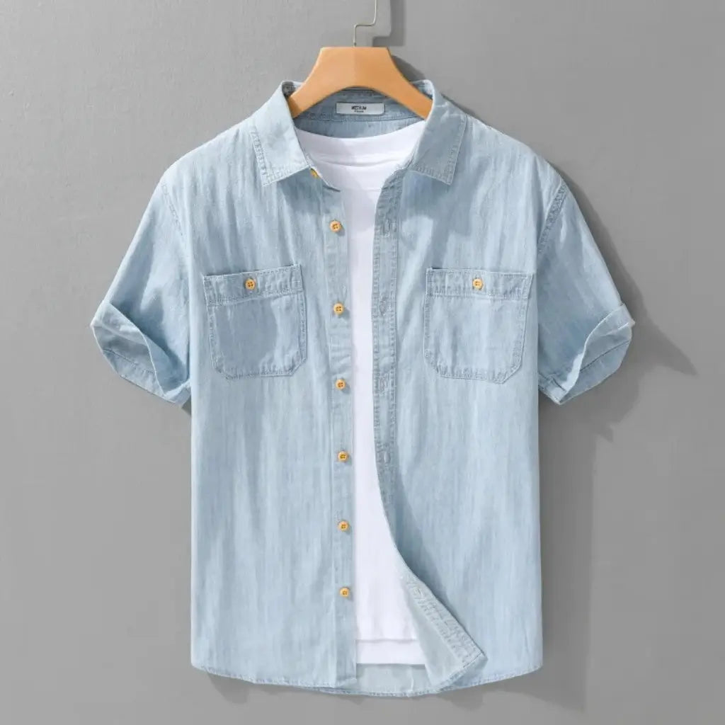 Camisa Jeans Masculina Lorennzi Vero 4