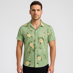 Camisa Manga Curta Lorennzi Floral 2