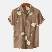 Camisa Manga Curta Lorennzi Floral 3