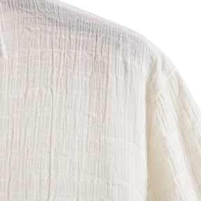 Camisa Manga Curta Lorennzi Off White 4