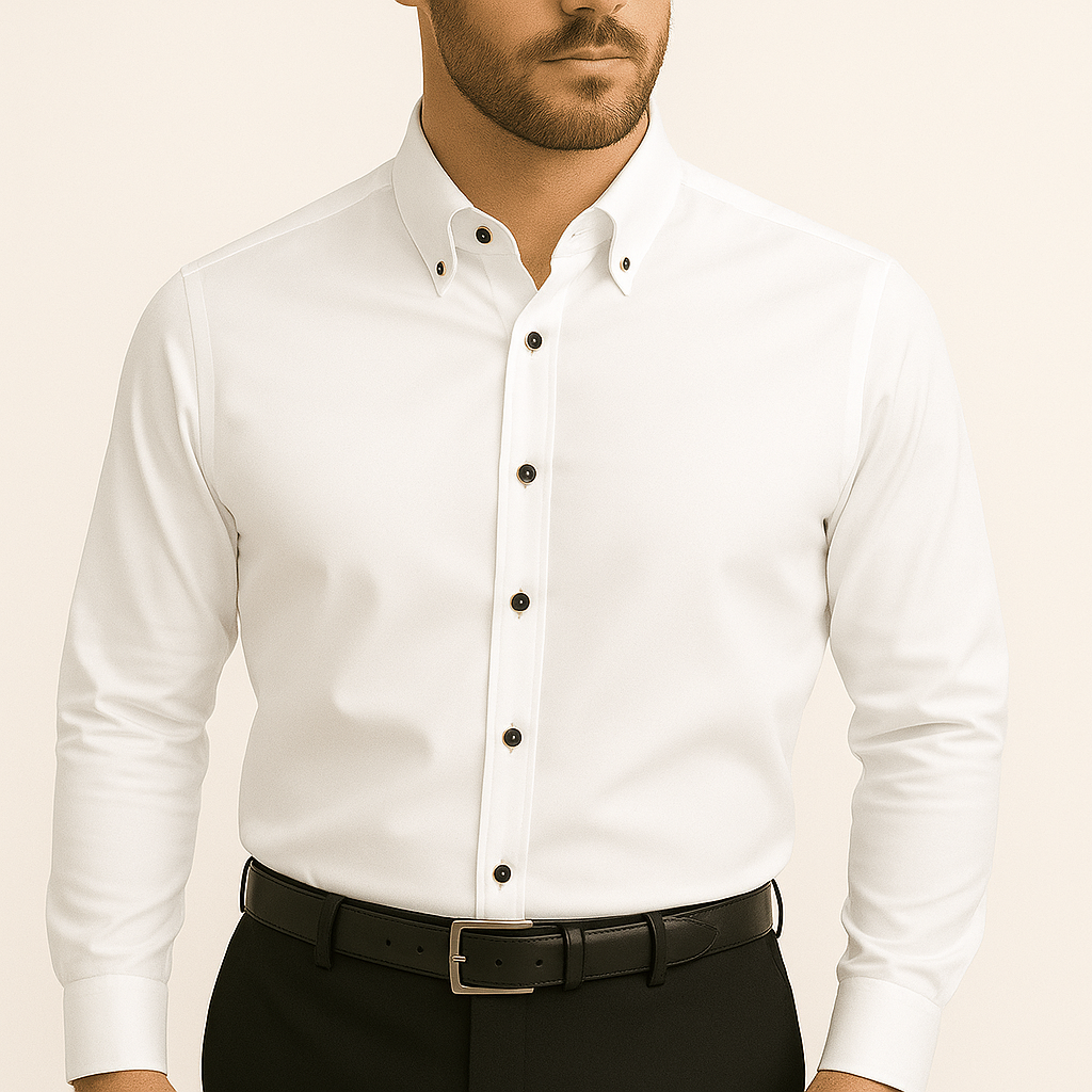 Camisa Social Slim Lorennzi em Seda Gelo 3