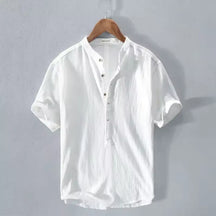Camisa de Linho Masculina Lorennzi Azure 3