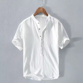 Camisa de Linho Masculina Lorennzi Azure 3