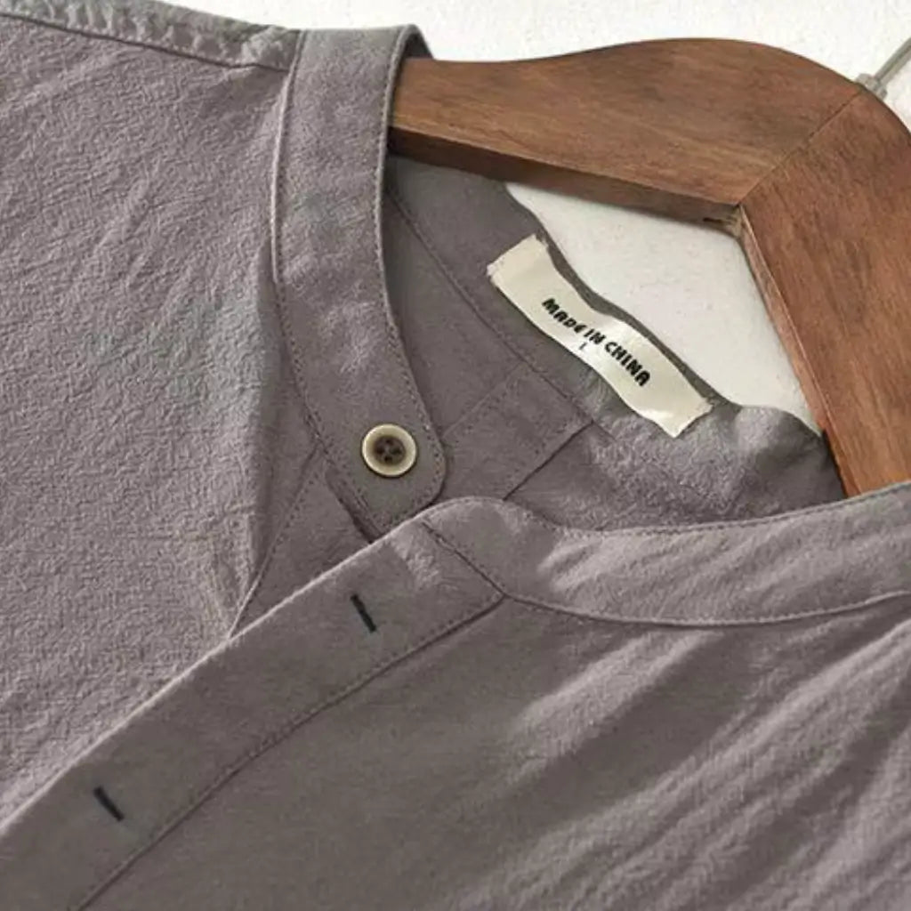 Camisa de Linho Masculina Lorennzi Azure 6