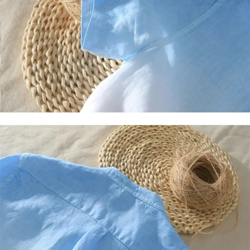 Camisa de Linho Masculina Lorennzi Bianco 3