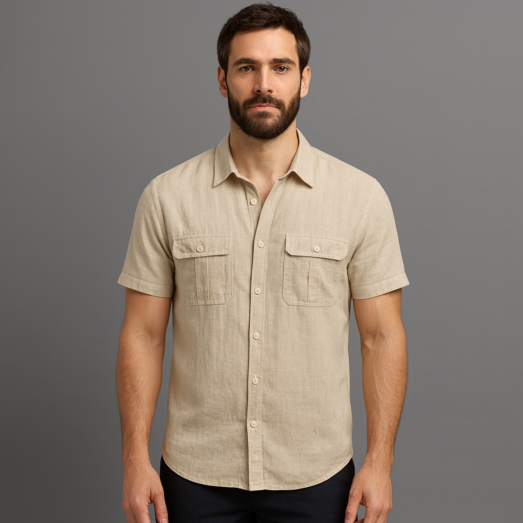 Camisa de Linho Masculina Lorennzi Costa