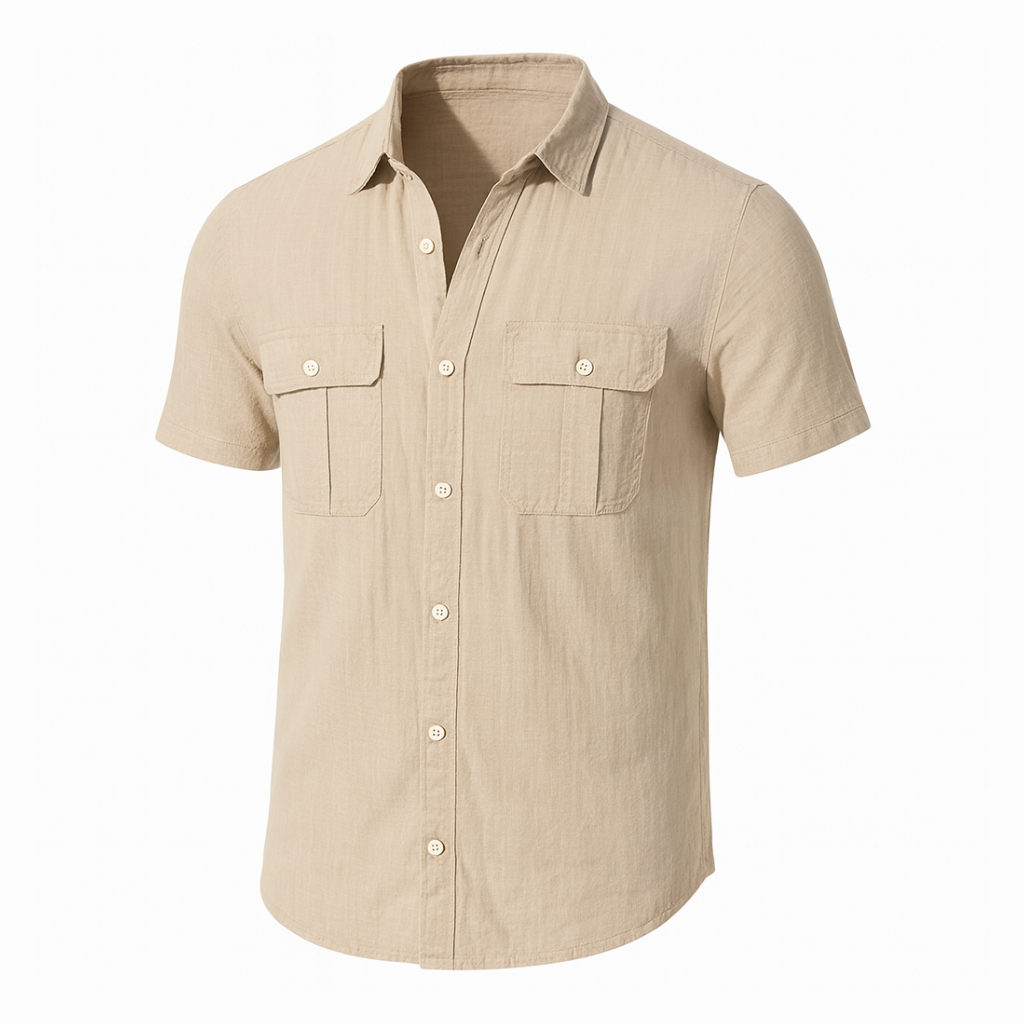 Camisa de Linho Masculina Lorennzi Costa 7