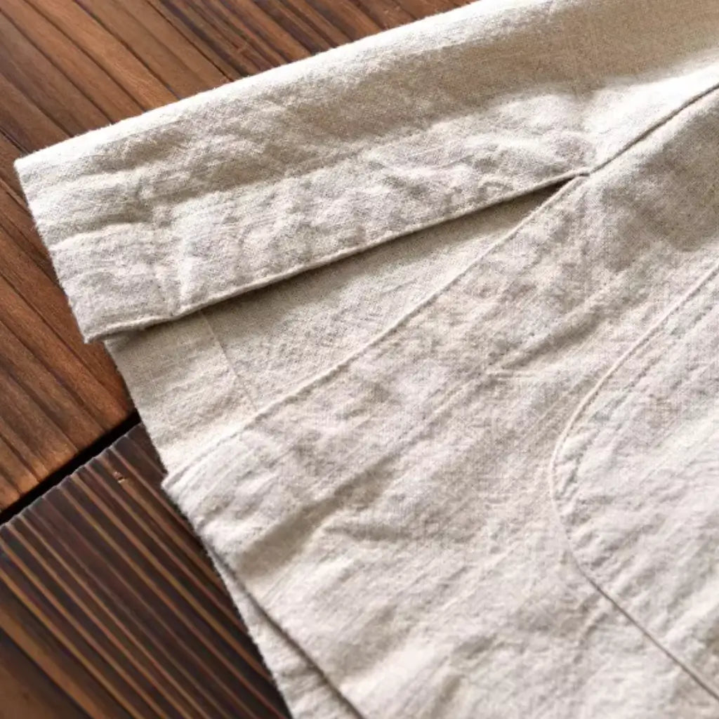 Camisa de Linho Masculina Lorennzi Shiro 8