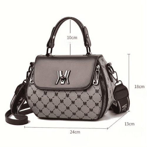 Bolsa Feminina Transversal Retrô