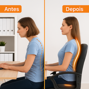 Kit Ortopédico Conforto Total – Almofada Lombar + Assento Ergonômico para Coluna