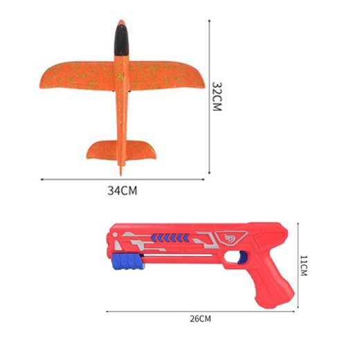 Lançador de Avião para Crianças + 1 Avião de Brinde e Cartucho - Compre 1 e Leve 2