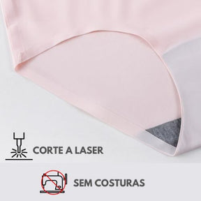 Calcinha de Cetim sem Costura, Confortável e Antibacteriana