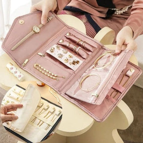 Porta Joias Organizador Para Viagem Portátil