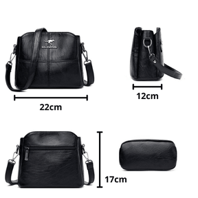 Bolsa Couro Vintage