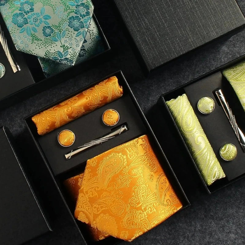 Gravata Estampada Conjunto de Seda Valentini 4