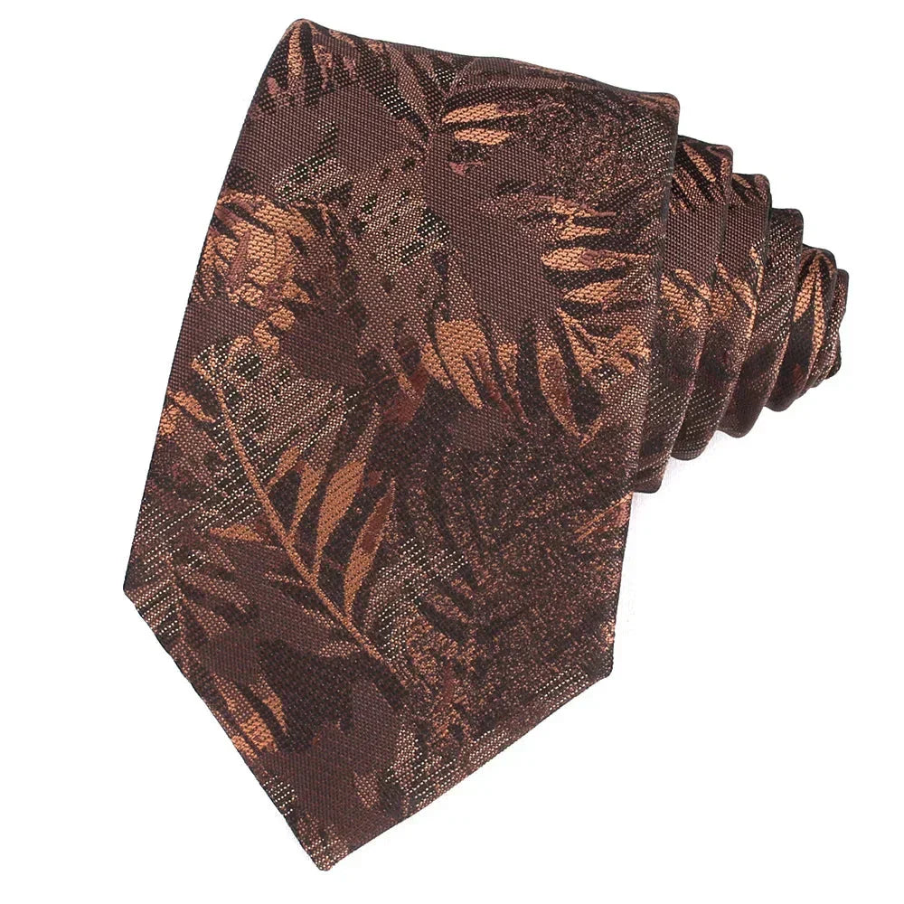 Gravata Estampada Floral Lorennzi Vitale 18