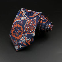 Gravata Estampada Floral Roman 20