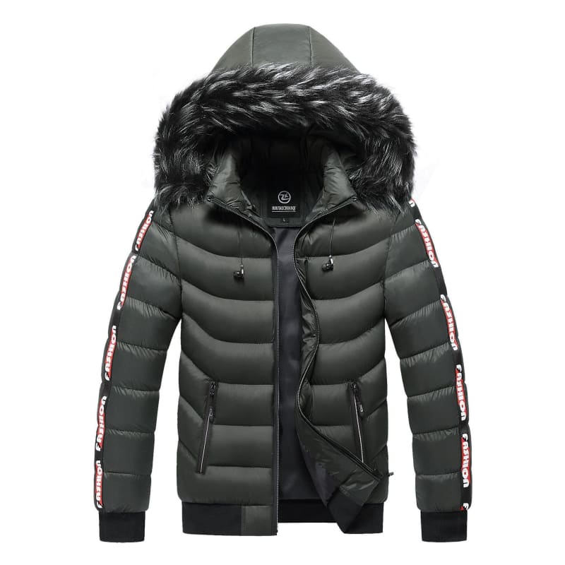 Jaqueta Puffer Masculina Capuz Forrado Lorennzi 3