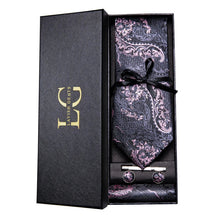 Kit Gravata Estampada de Seda Vitale Lorennzi 11