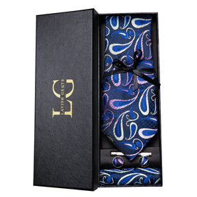 Kit Gravata Estampada de Seda Vitale Lorennzi 16