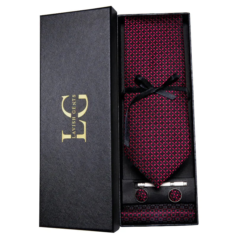 Kit Gravata Estampada de Seda Vitale Lorennzi 28