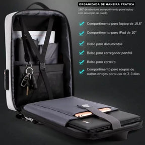 Mochila Notebook Antifurto USB Trevon Lorennzi 9