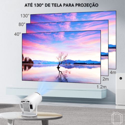 Projetor Portátil 4k Pocket Cine