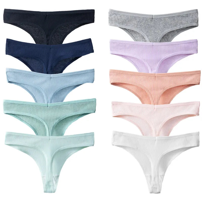 Calcinha Fio Dental Sexy em Algodão - Compre 5 e Leve 10