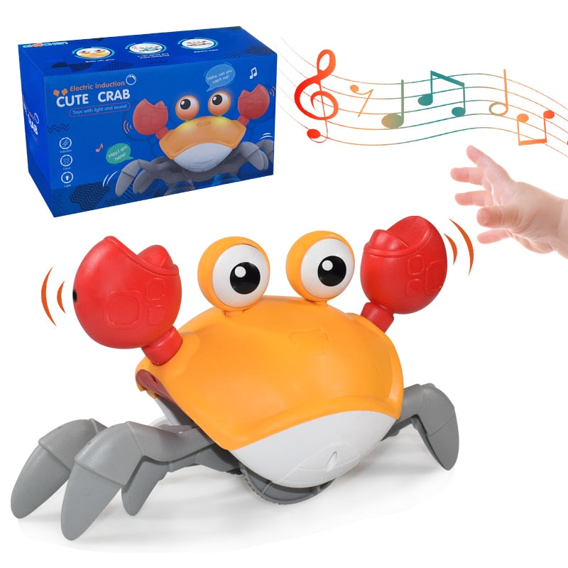 Caranguejo Fujão com Sensor, Música e Luzes