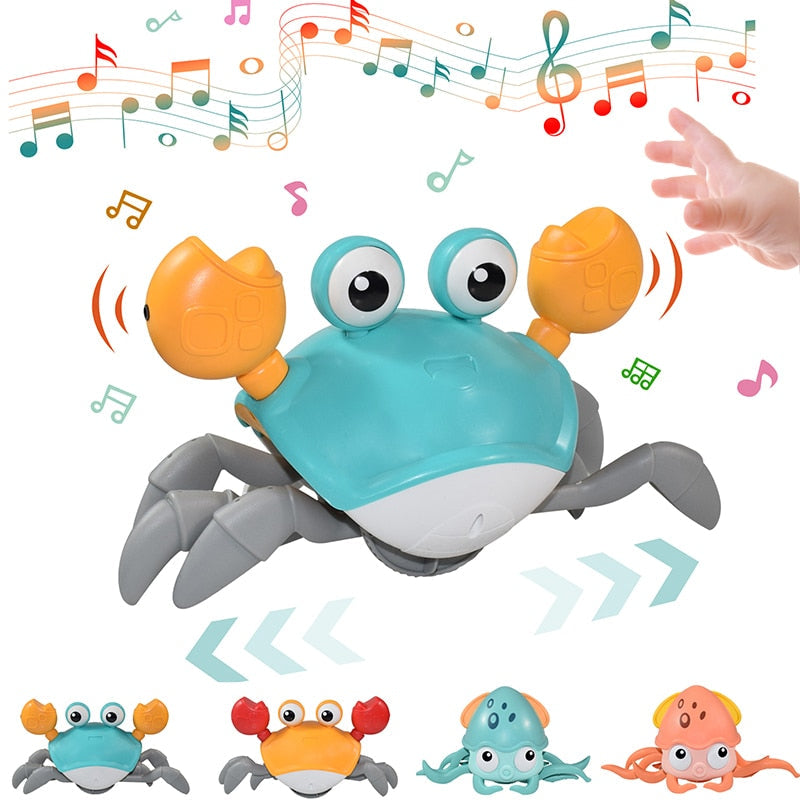 Caranguejo Fujão com Sensor, Música e Luzes