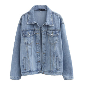 Jaqueta Jeans Feminina Vintage